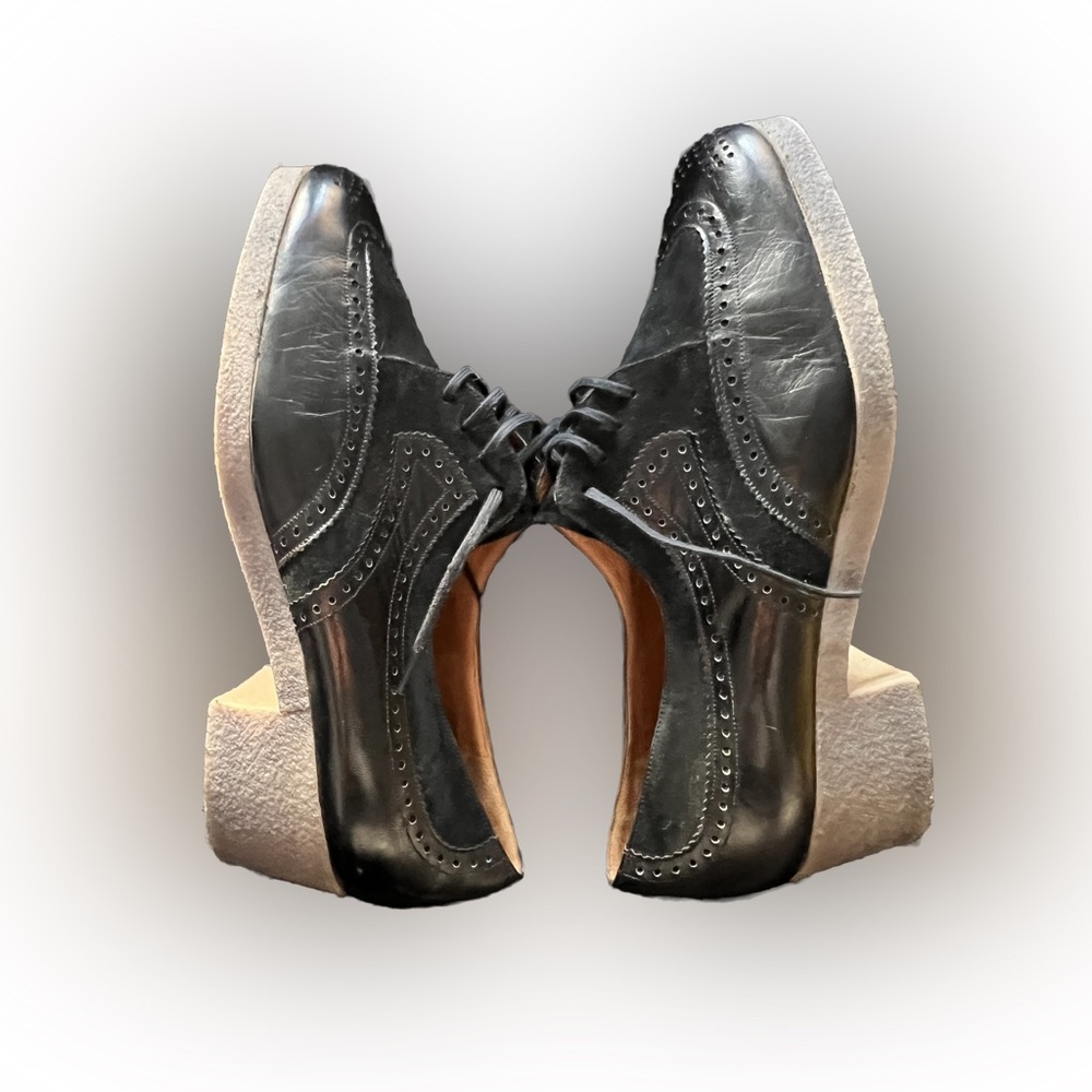 BALLY Heels Black Leather Square Toe Size 9 US/ 6.5 UK Pump Tapered Toe